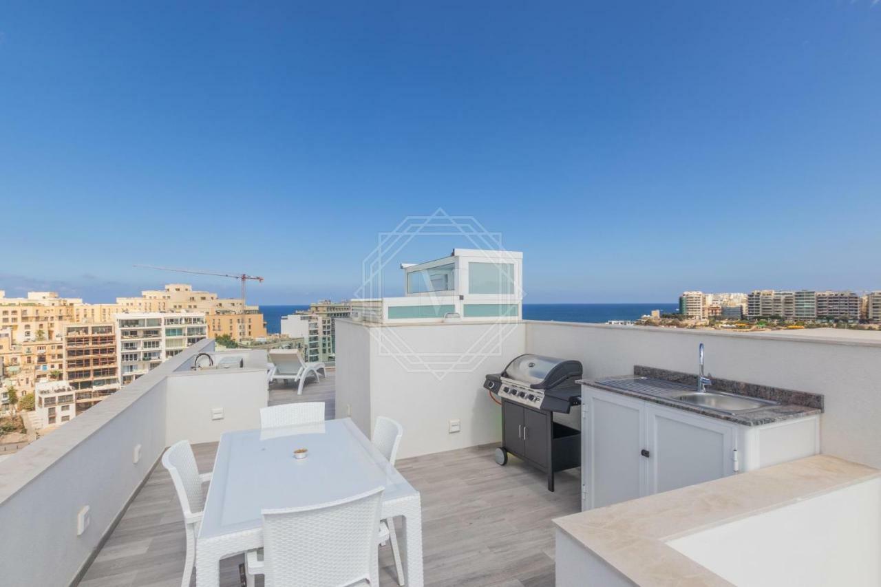 The Penthouse Apartman San Ġiljan Kültér fotó